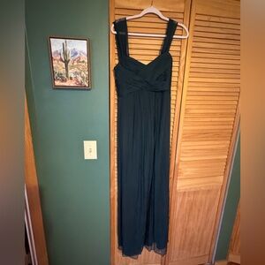 Amsale Dark Green Bridesmaid/Prom Dress